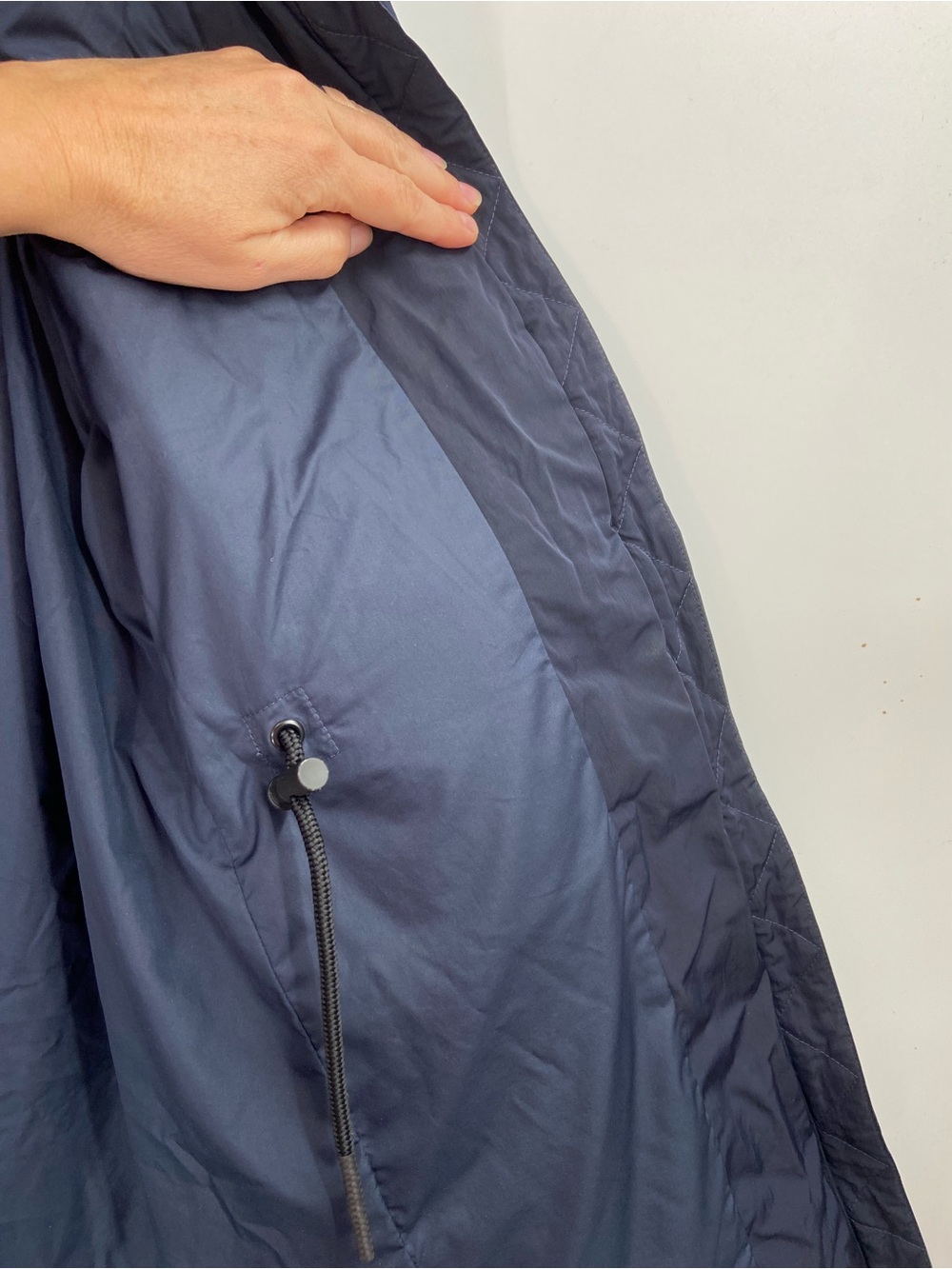Everlane Long Puffer Coat XS Blue FLAWED - Picture 7 of 9